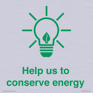 SV10482: Help us to conserve energy