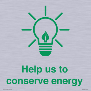 SV10482: Help us to conserve energy