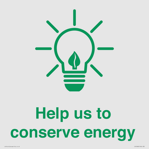 SV10482: Help us to conserve energy
