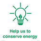 SV10482: Help us to conserve energy