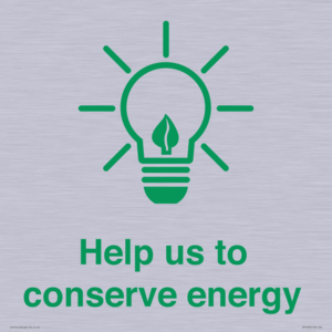 SV10482: Help us to conserve energy