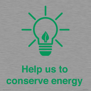 SV10482: Help us to conserve energy