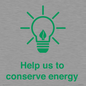 SV10482: Help us to conserve energy