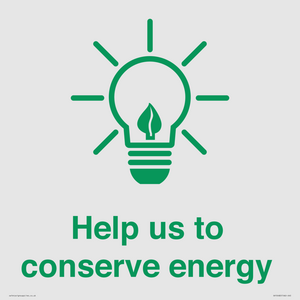 SV10482: Help us to conserve energy