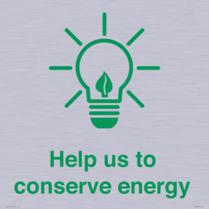 SV10482: Help us to conserve energy