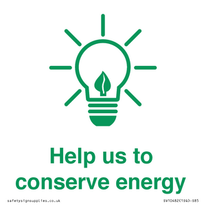 SV10482: Help us to conserve energy