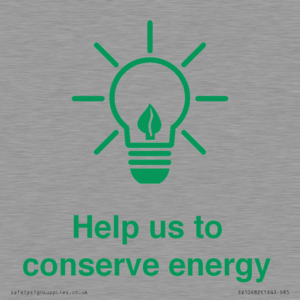 SV10482: Help us to conserve energy