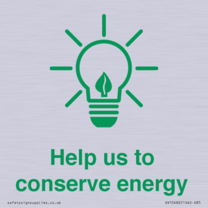 SV10482: Help us to conserve energy