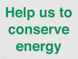 SV10508: Help us to conserve energy