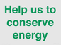 SV10508: Help us to conserve energy