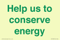 SV10508: Help us to conserve energy
