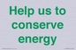 SV10508: Help us to conserve energy