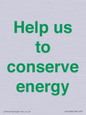 SV10508: Help us to conserve energy