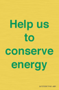 SV10508: Help us to conserve energy