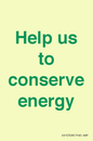 SV10508: Help us to conserve energy