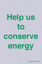 SV10508: Help us to conserve energy