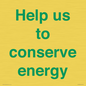 SV10508: Help us to conserve energy