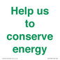SV10508: Help us to conserve energy