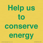 SV10508: Help us to conserve energy