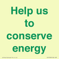 SV10508: Help us to conserve energy