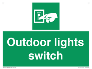 SV10574: Outdoor lights switch