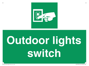 SV10574: Outdoor lights switch