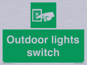 SV10574: Outdoor lights switch
