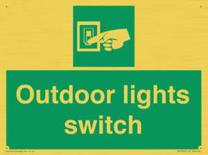 SV10574: Outdoor lights switch