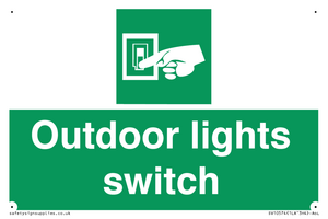 SV10574: Outdoor lights switch