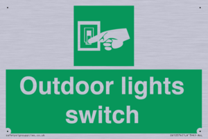 SV10574: Outdoor lights switch