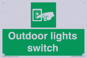 SV10574: Outdoor lights switch