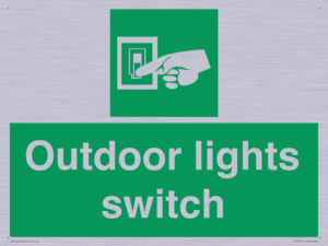 SV10574: Outdoor lights switch