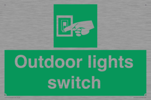 SV10574: Outdoor lights switch