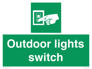 SV10574: Outdoor lights switch