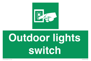 SV10574: Outdoor lights switch