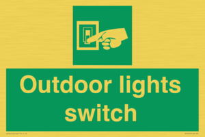 SV10574: Outdoor lights switch