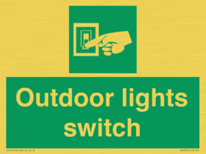 SV10574: Outdoor lights switch