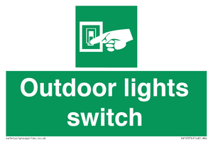 SV10574: Outdoor lights switch