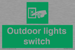 SV10574: Outdoor lights switch