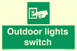 SV10574: Outdoor lights switch