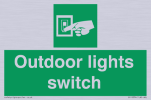SV10574: Outdoor lights switch
