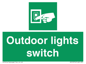 SV10574: Outdoor lights switch