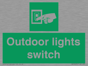 SV10574: Outdoor lights switch