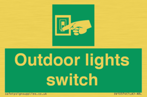 SV10574: Outdoor lights switch