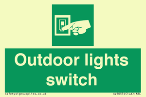 SV10574: Outdoor lights switch