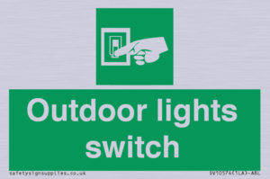 SV10574: Outdoor lights switch