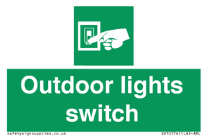 SV10574: Outdoor lights switch