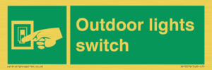 SV10574: Outdoor lights switch