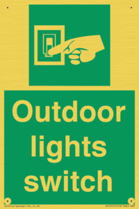 SV10574: Outdoor lights switch