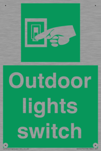 SV10574: Outdoor lights switch